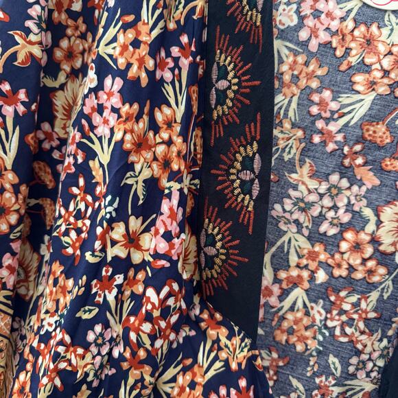Umgee Boho Floral Open Kimono Size M/L NWT - Picture 6 of 8
